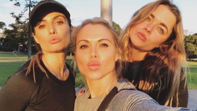 Ada Nicodemou (Left) with Lia Jones and Santina Malacarne (Right) as seen in June 2018