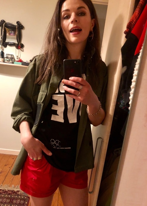 Aisling Bea in a mirror selfie in May 2018