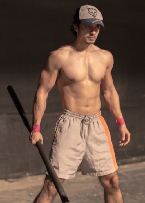 Ali Zafar shirtless body at display in July 2018