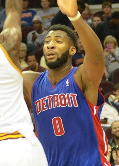 Andre Drummond during a match in October 2013