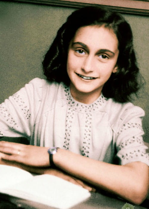 Anne Frank's school photo as seen in 1941