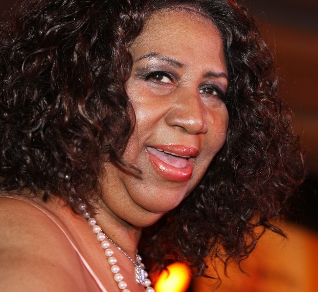 Aretha Franklin at the Larry King Gala in March 2010