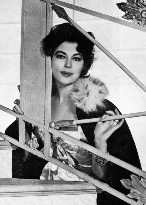 Ava Gardner exposing her surreal beauty to the camera