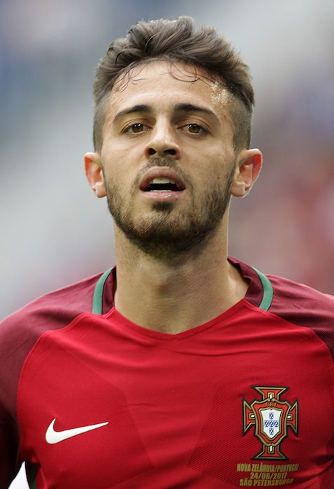 Bernardo Silva in a match against New Zealand in 2017