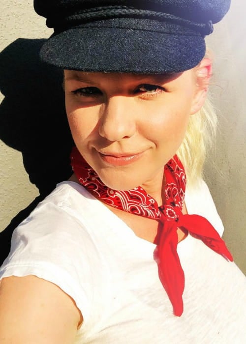 Carrie Keagan in an Instagram selfie as seen in July 2018