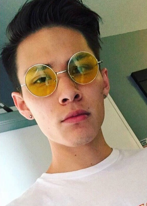 Carter Reynolds in an Instagram selfie as seen in May 2017