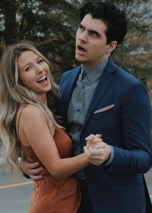 Christian DelGrosso and Kristen McGowan as seen in May 2018