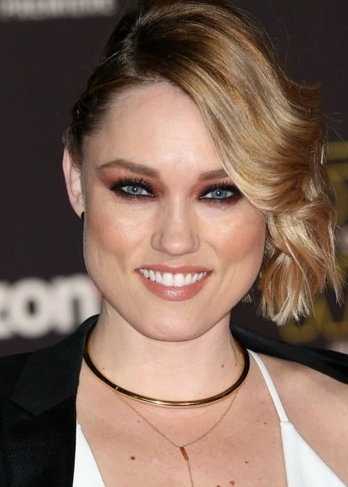 Clare Grant at the premiere of Star Wars The Force Awakens in December 2015