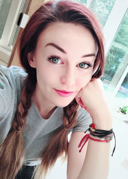 Clare Siobhan Callery in a selfie in July 2018