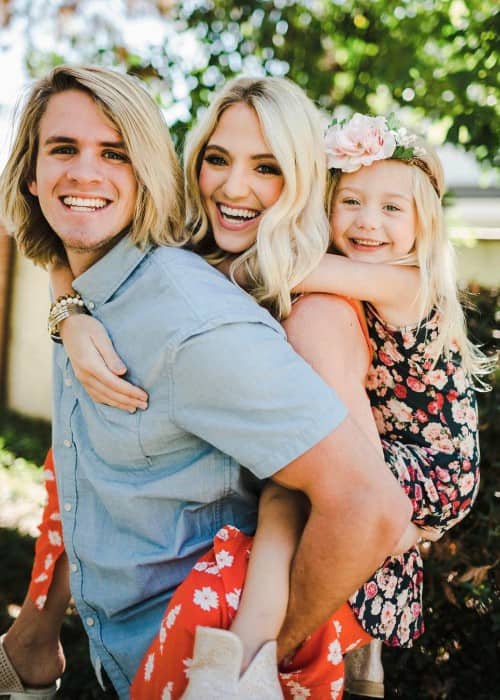 Cole LaBrant with his family as seen in October 2017