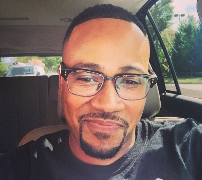 Columbus Short in a selfie after a new haircut in October 2014