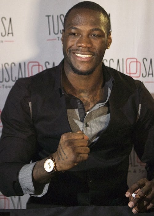 Deontay Wilder as seen on January 8, 2015