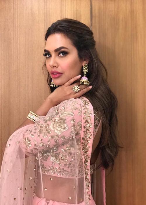 Esha Gupta during a photoshoot in June 2018