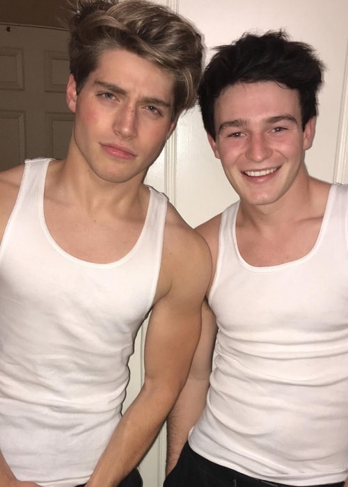 Froy Gutierrez (Left) with Dylan Summerall in December 2017