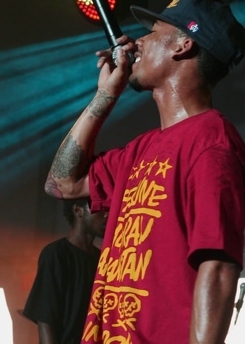 Hodgy during a performance as seen in March 2011