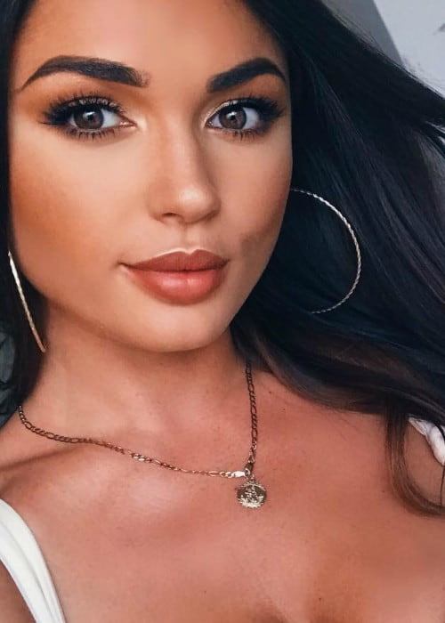 India Reynolds in a selfie as seen in July 2018