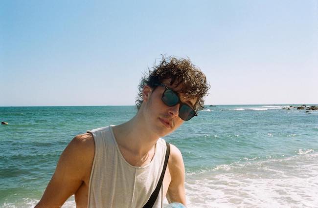 Israel Broussard seaside in March 2018