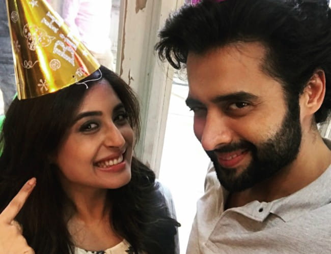 Jackky Bhagnani and Kritika Kamra in a selfie in October 2017