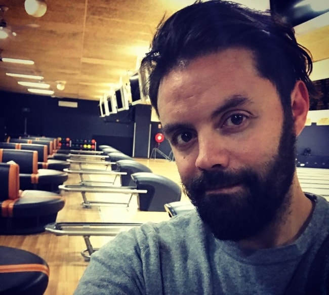 Jason Belmonte in a selfie before his bowling practice in July 2018