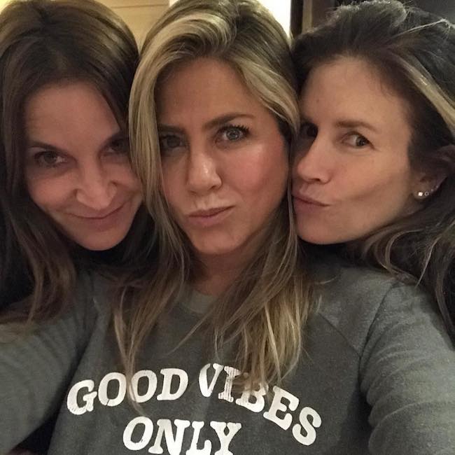 Jennifer Aniston with friends