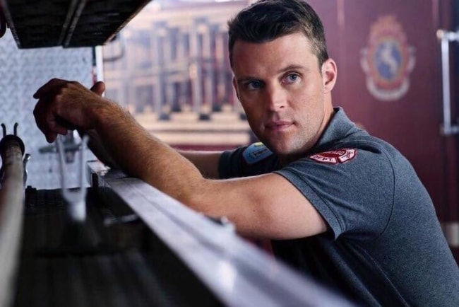 Jesse Spencer in a still from the show 'Chicago Fire'