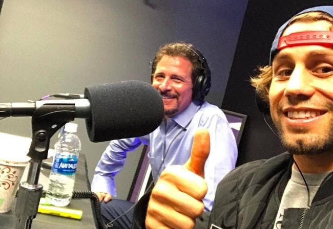 Jim Rome (Left) with Urijah Faber in January 2017