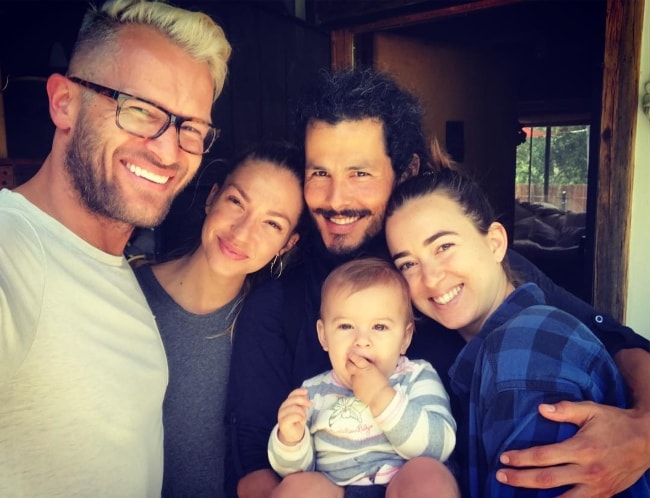 Johann Urb (Extreme Left) in a selfie with his friends in June 2018