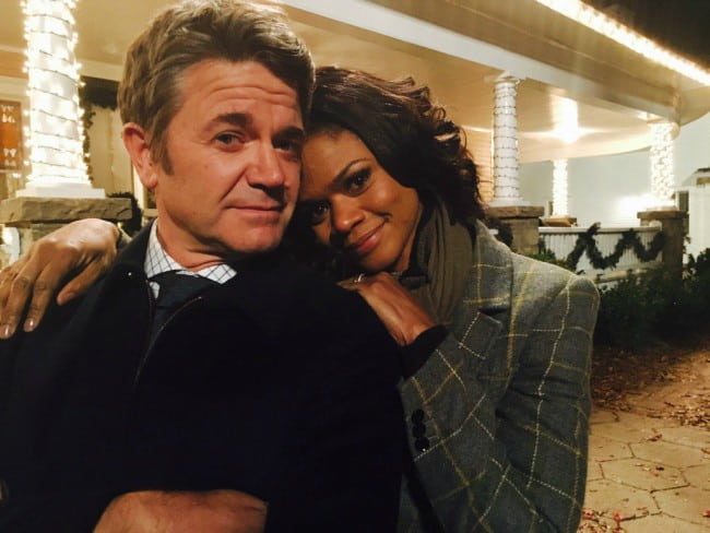 John Michael Higgins and Kimberly Elise as seen in December 2015