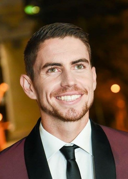 Jorginho all smiles as he heads towards the church during his own marriage with Natalie