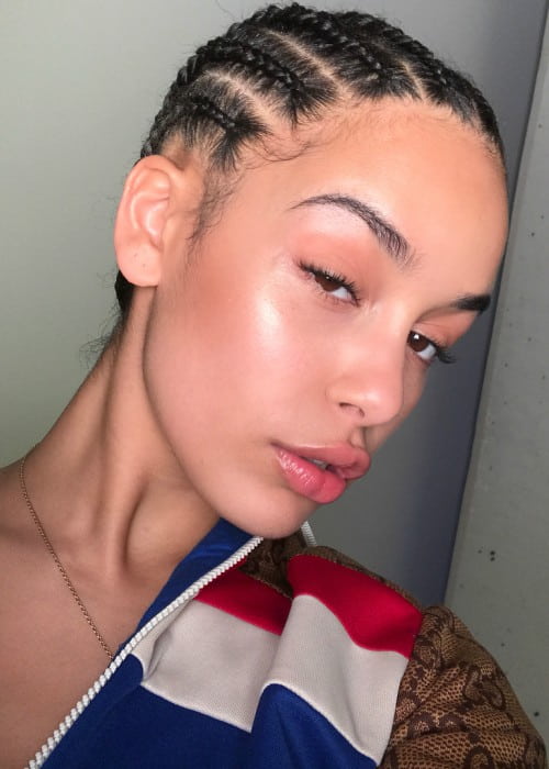 Jorja Smith in a selfie as seen in March 2018