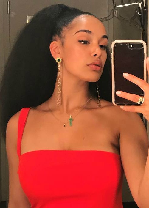 Jorja Smith in a selfie in July 2018