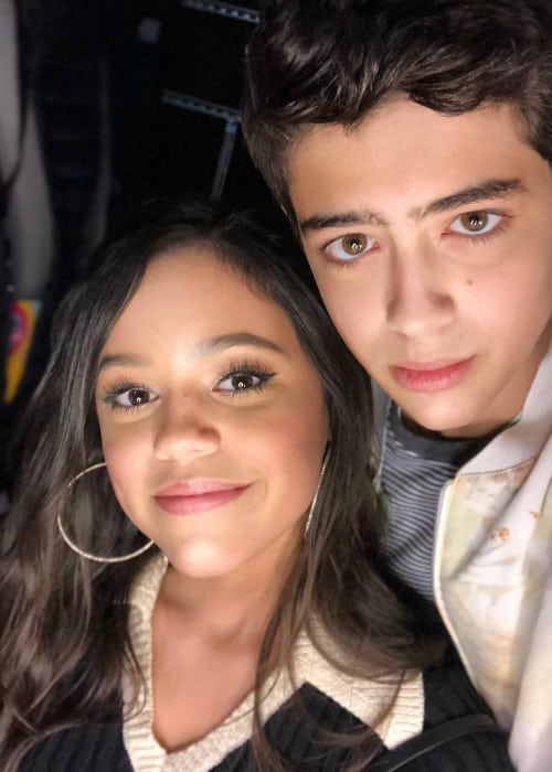 Joshua Rush and Jenna Ortega as seen in June 2018