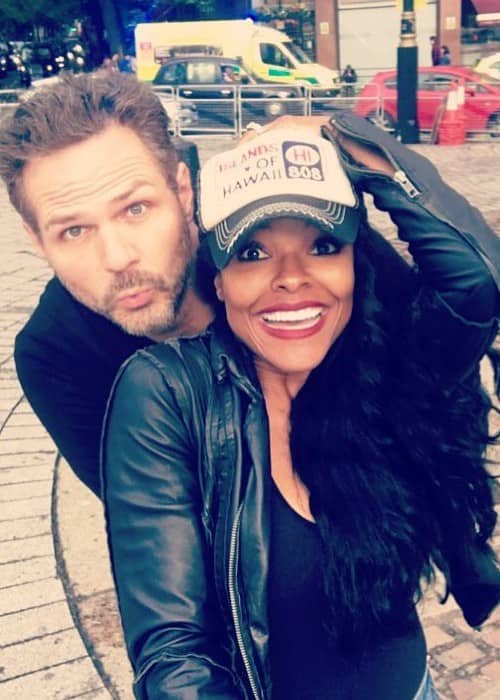 Keesha Sharp and Bradford Sharp as seen in November 2017