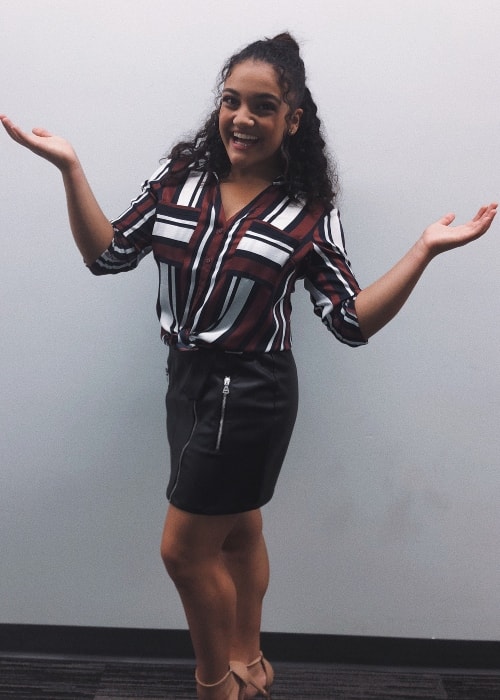 Laurie Hernandez as seen in August 2018