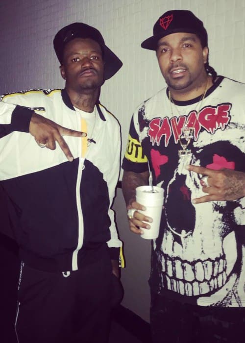 Lil' Flip (Right) and DC Young Fly as seen in August 2018