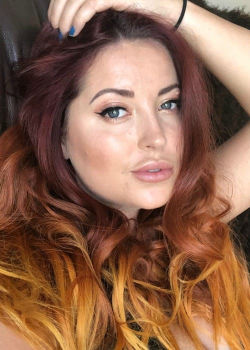 Lucy Collett in a selfie in June 2018