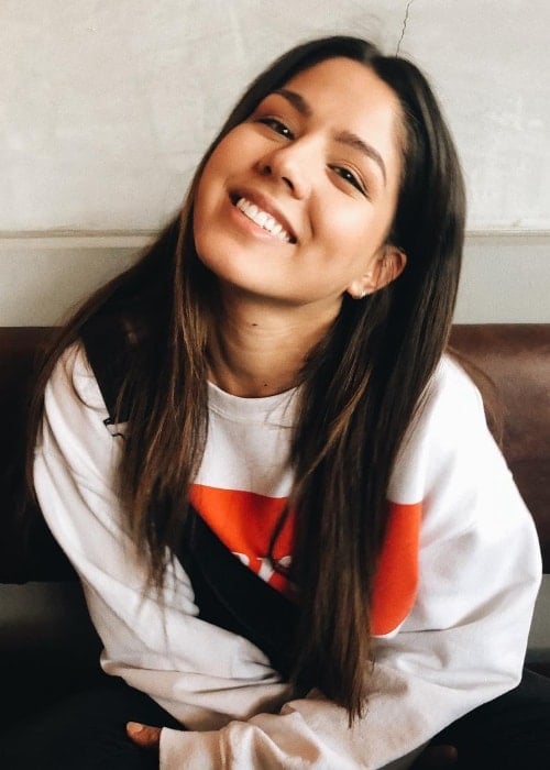 Megan Batoon in an all-smile picture in May 2018