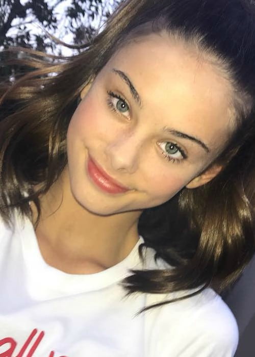 Meika Woollard in an Instagram selfie as seen in February 2018