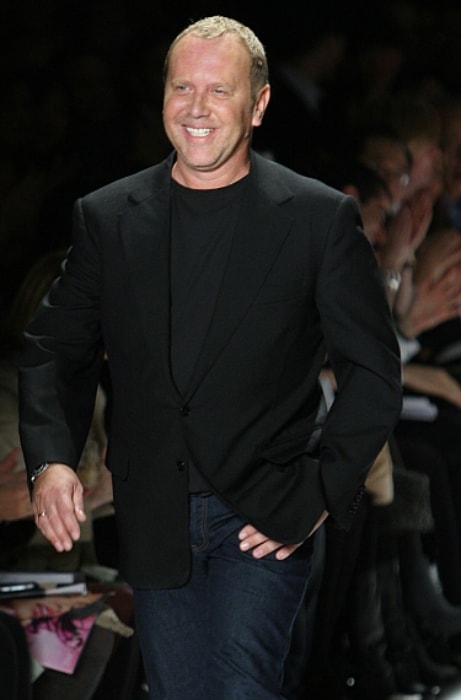 Michael Kors during a fashion show