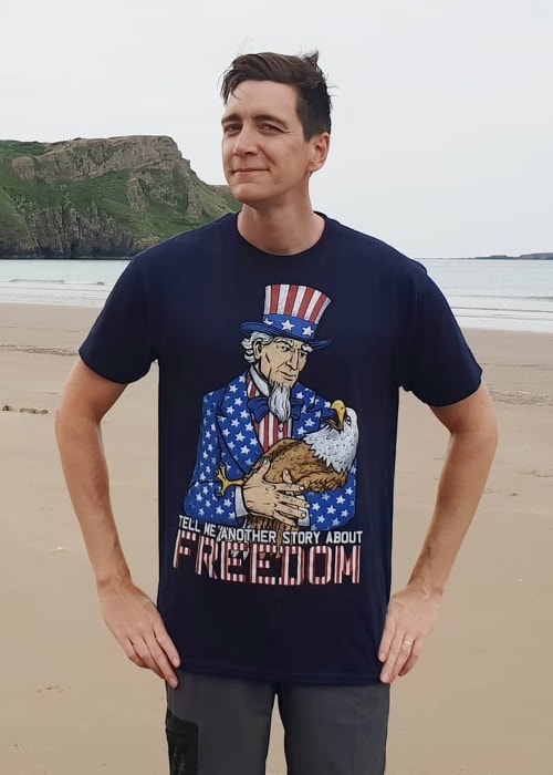 Oliver Phelps as seen in an Instagram picture posted on July 4, 2018