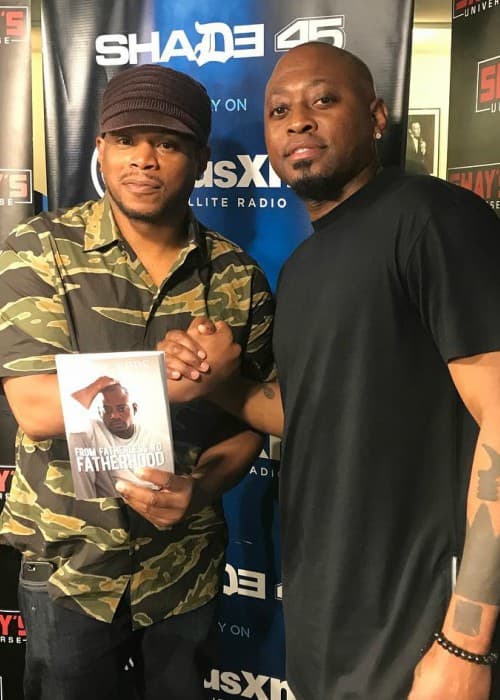 Omar Epps (Right) and Sway Calloway as seen in June 2018