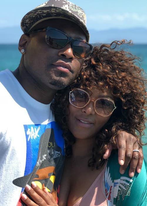 Omar Epps and Keisha Spivey as seen in February 2018