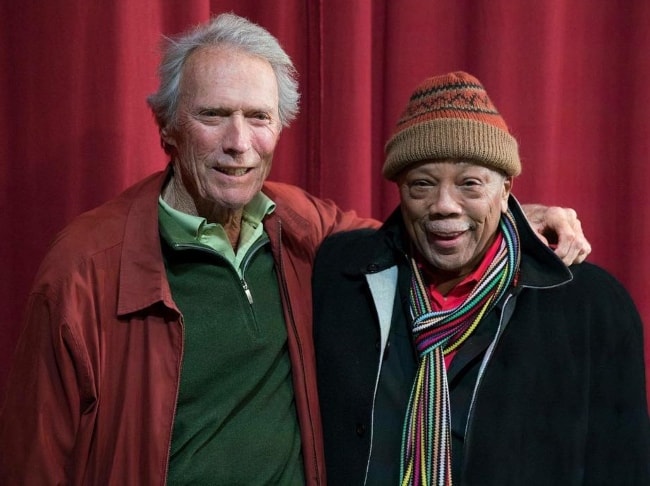 Quincy Jones (Right) with Clint Eastwood