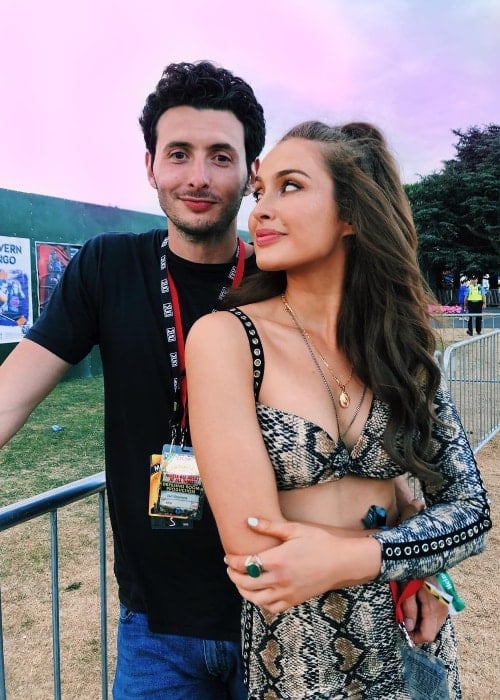 Rozanna Purcell with Zach Desmond at Longitude Fest 2018 at Marlay Park