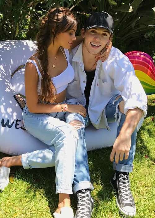 Ryland Lynch and Kelsey Calemine as seen in August 2017