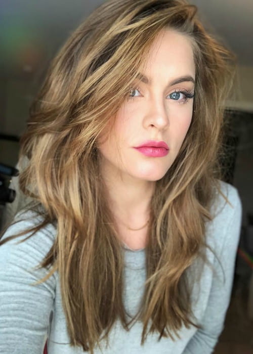 Sara Hopkins in a selfie as seen in March 2018