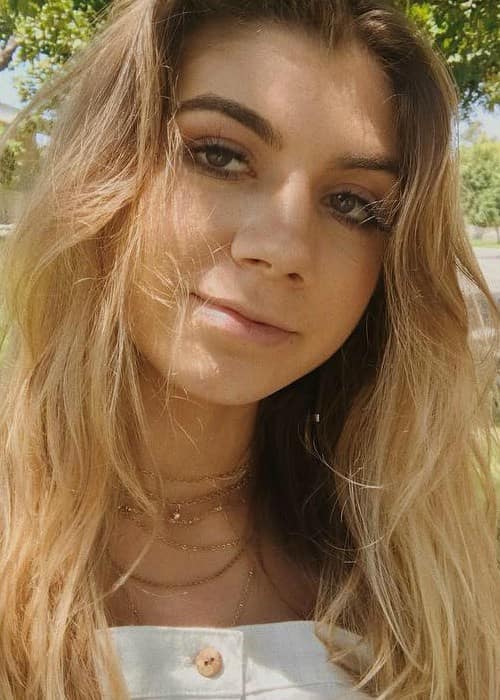 Siena Mirabella in an Instagram selfie as seen in May 2018