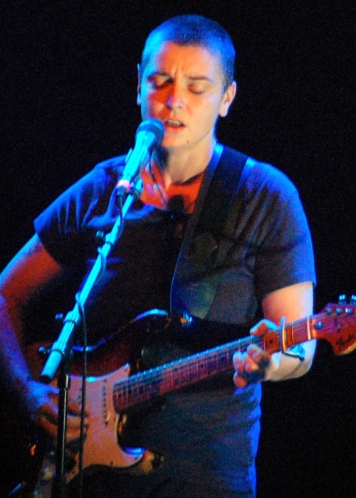 Sinéad O'Connor while performing at The Music In My Head in June 2008