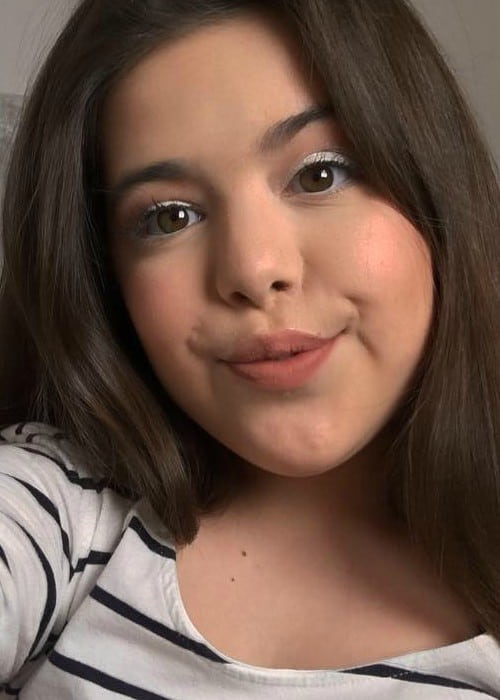 Sophia Grace Brownlee in an Instagram selfie as seen in February 2017