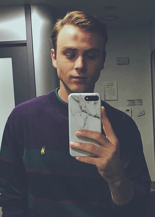Sterling Beaumon in an Instagram selfie as seen in October 2017
